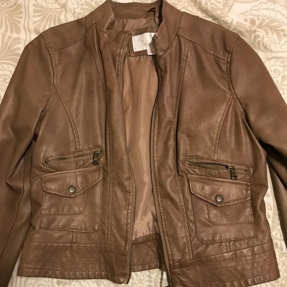 Leather jacket
